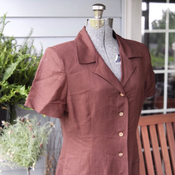 Vintage Linen Dress - Picture 5 of 13